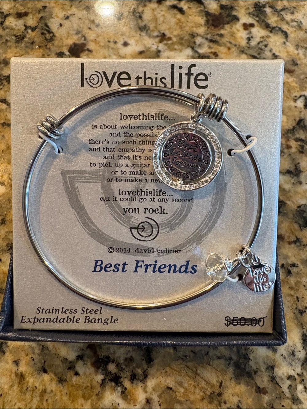 🌸Stainless Steel “Best Friends” Bracelet